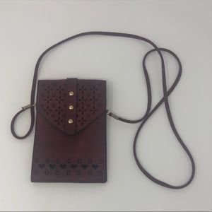 Red Messenger Purse